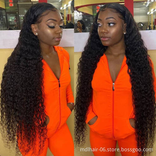 Full Cheap Brazilian Hair Bundles Deep Wave Natural Hair Extension Virgin Hair Bundles With Lace Closure